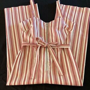 Wide Leg Cropped Jumpsuit